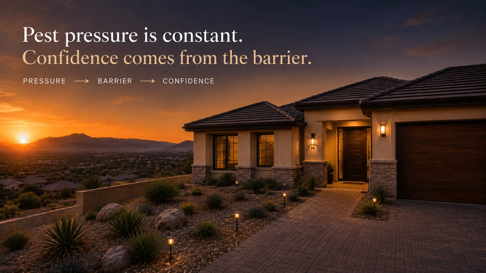Scorpion Risk Management For A Protected Desert Home