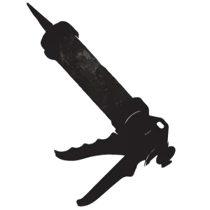 Dark caulk gun