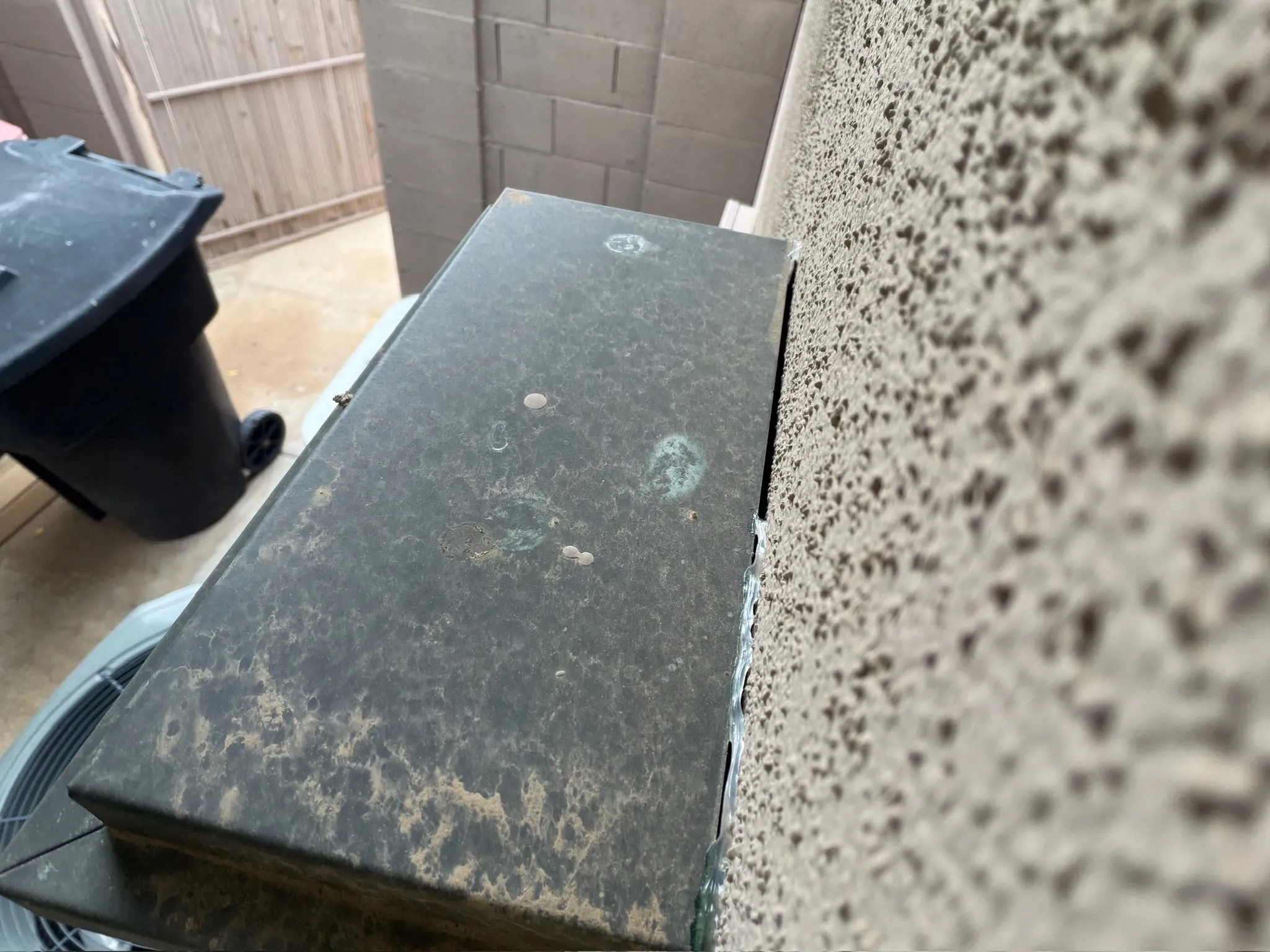 Failed Sealant Gaps Along Exterior Wall Penetration