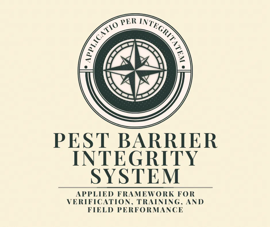 Pest Barrier Integrity System diagram representing complete scorpion exclusion strategy