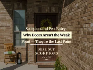 Scorpion and Pest Entry: Why Doors Aren’t the Weak Point — They’re the Last Point